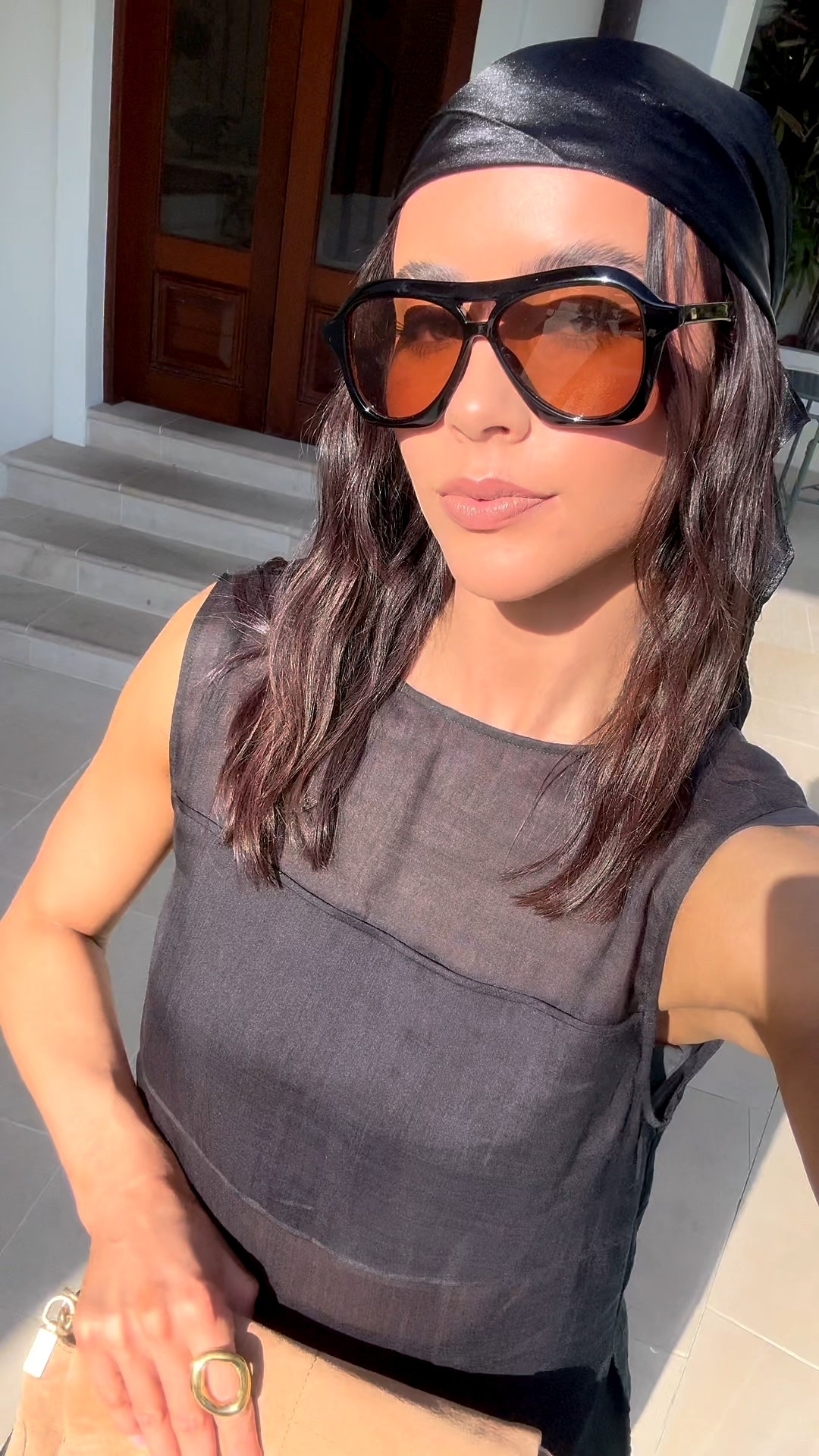 another all black summer outfit. Headscarf. Aviator sunglasses 

#LTKaustralia #LTKspring #LTKstyletip