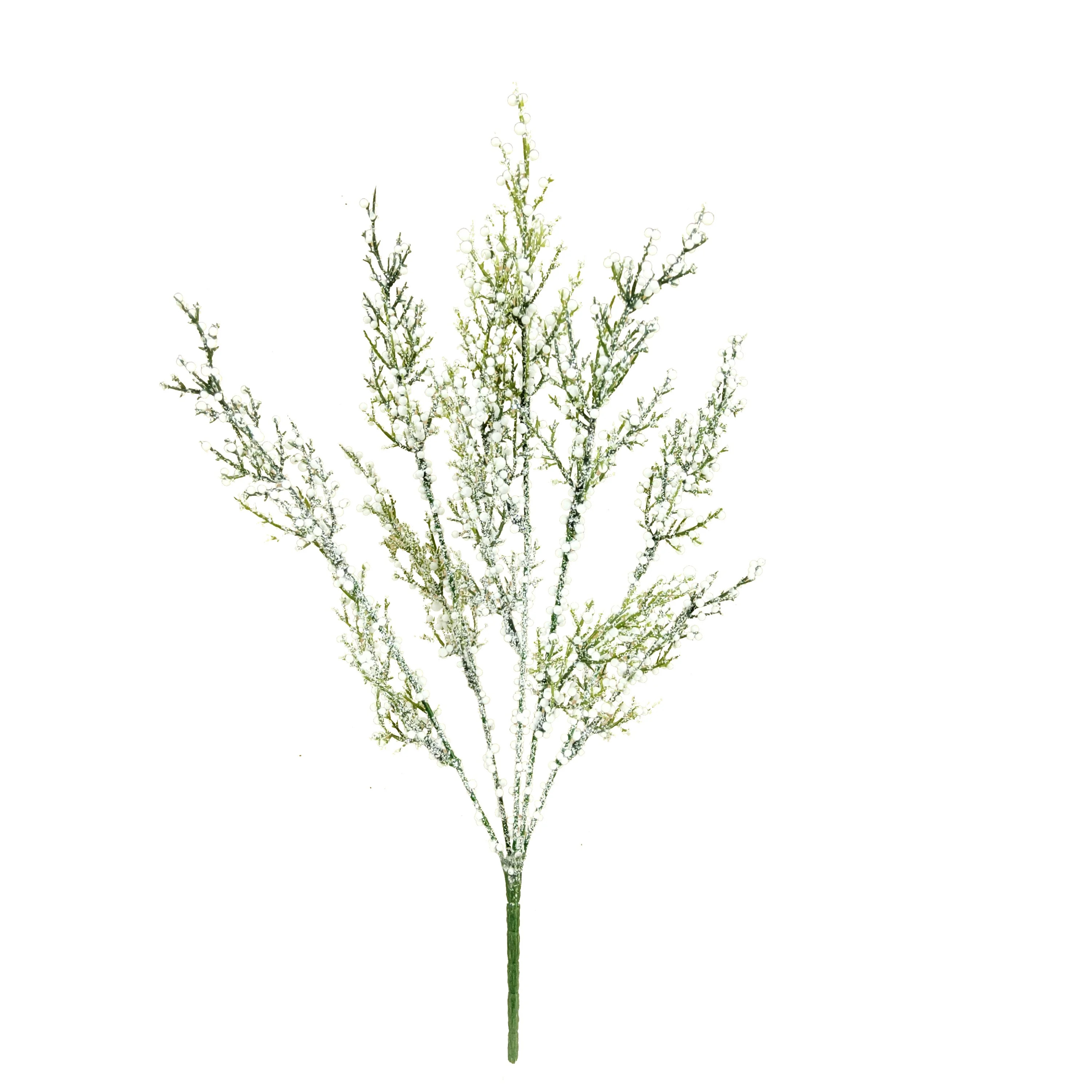 Mainstays 15''H Indoor Artificial Cedar Berry Pick, White Color, 1 Piece. | Walmart (US)