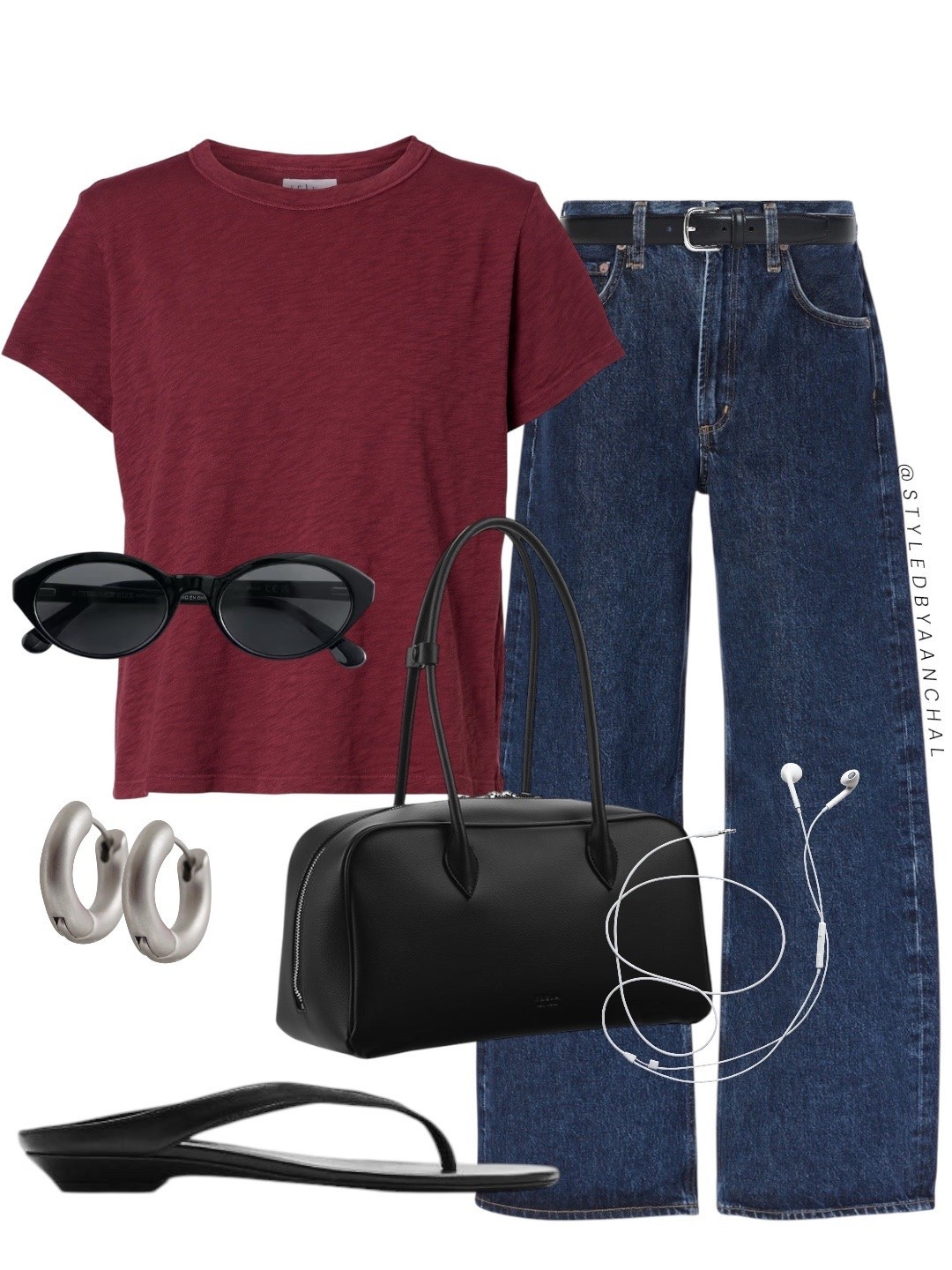 Casual dark denim outfit


Dark denim
Mytheresa 
Red tee
Black sandals 
Freja New York
Black sunglasses 
Casual chic

#LTKshoes #LTKjeans #LTKsummer