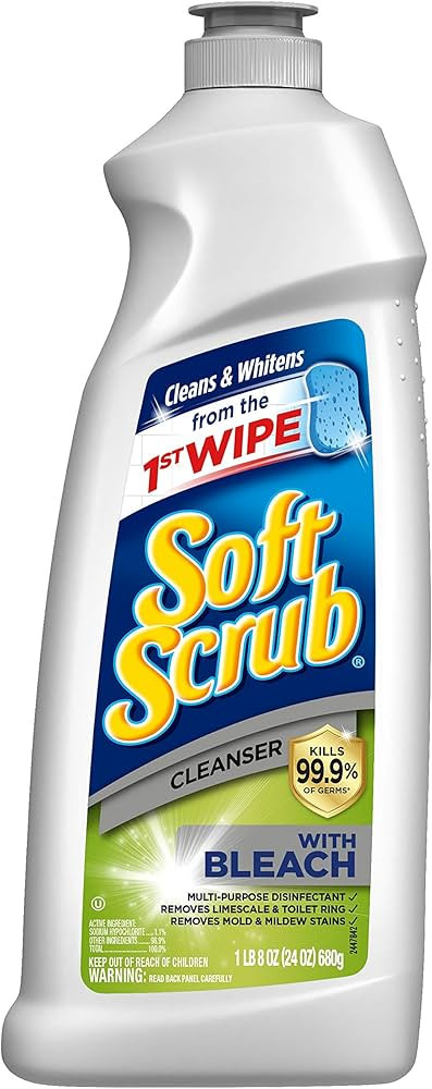 Soft Scrub Cleanser with Bleach, 24 Oz | Amazon (US)