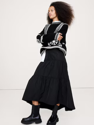 Tiered Midi Skirt | Banana Republic (US)