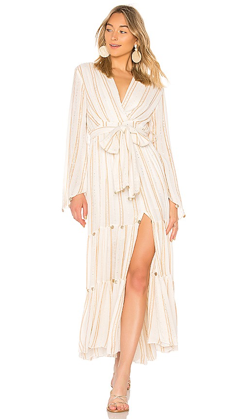 Sundress Nataly Dress in Gold | Revolve Clothing (Global)