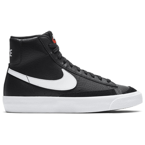 Nike Blazer Mid '77 - Boys' Grade School Basketball Shoes - Black / Sail / White, Size 6.0 | Eastbay