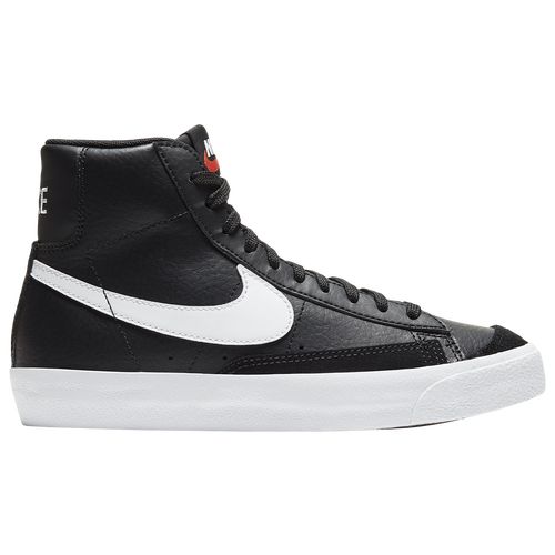 Nike Blazer Mid '77 - Boys' Grade School Basketball Shoes - Black / Sail / White, Size 6.0 | Eastbay