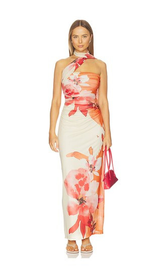 Especia Mai-tai Long Dress in Orange. - size M | Revolve Clothing (Global)