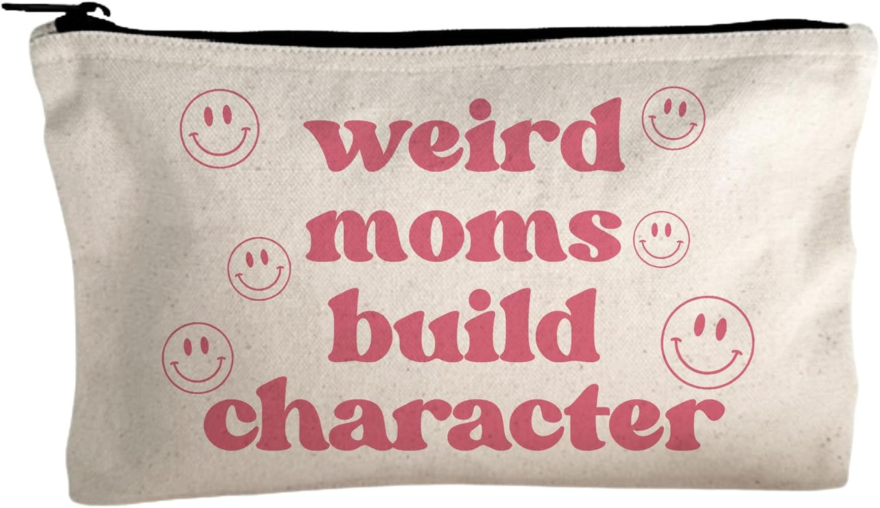 Moonlight Makers, Weird Moms Build Character, Funny Canvas Makeup Bag, Pencil Pouch, Cute Travel ... | Amazon (US)