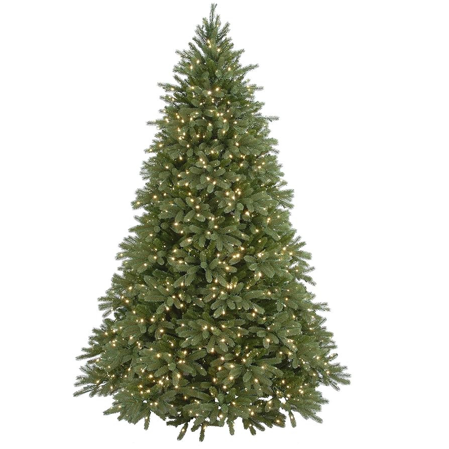 National Tree Company 'Feel Real' Pre-lit Artificial Christmas Tree Includes Pre-strung White Lig... | Amazon (US)