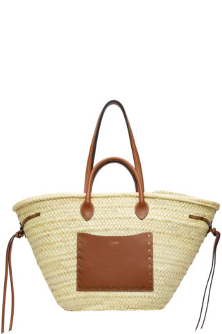 Beige & Brown Cadix Tote | SSENSE