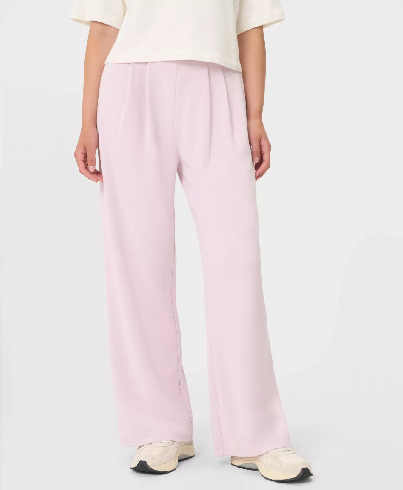 Sand Wash Wide Leg Trouser - Frost Pink | Women's Trousers & Yoga Pants | Sweaty Betty | Sweaty Betty UK