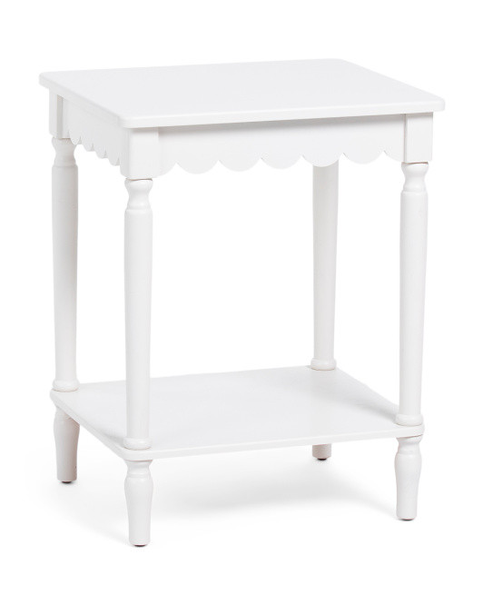 18x15 Scalloped End Table | Furniture & Lighting | Marshalls | Marshalls