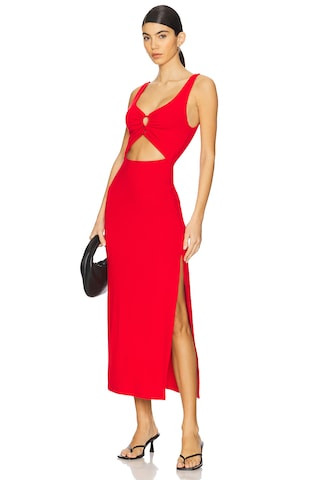 Camille Dress in Flame | Revolve Clothing (Global)