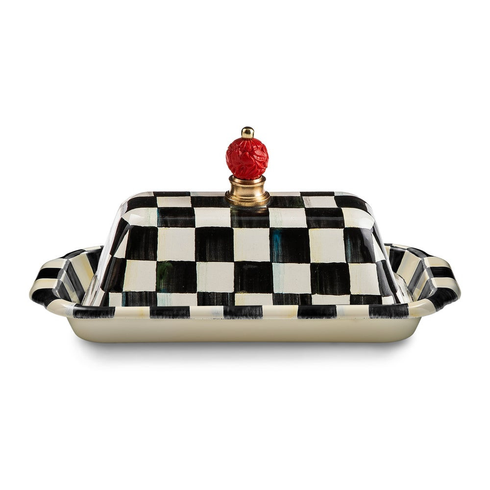 Courtly Check Butter Box | MacKenzie-Childs