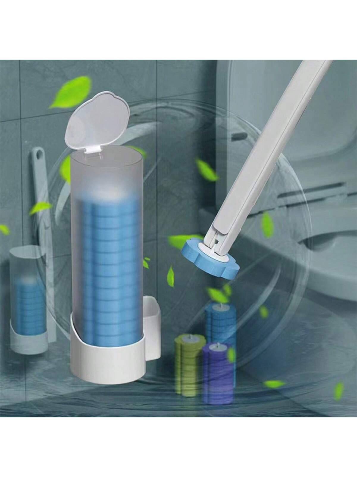 Escova De Banho Descartável, Escova De Vaso Sanitário Com Agente De Limpeza, Ferramenta De Limp... | SHEIN