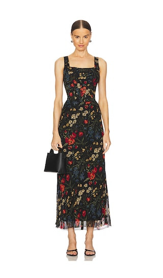 Sleeveless Cocktail Dress in 1754 Midnight Garden | Revolve Clothing (Global)