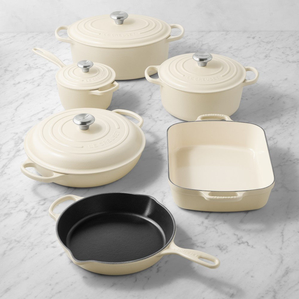 Le Creuset Signature Enameled Cast Iron 10-Piece Cookware Set | Williams-Sonoma