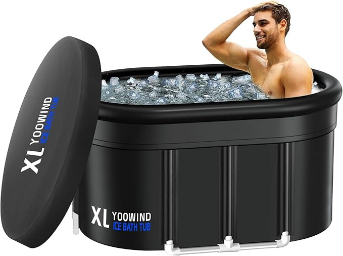Upgrade XXL 150 Gal Cold Plunge Ice Bath Tub, Large Size for Athletes Up to 6'5'' Tall, Portable ... | Amazon (US)