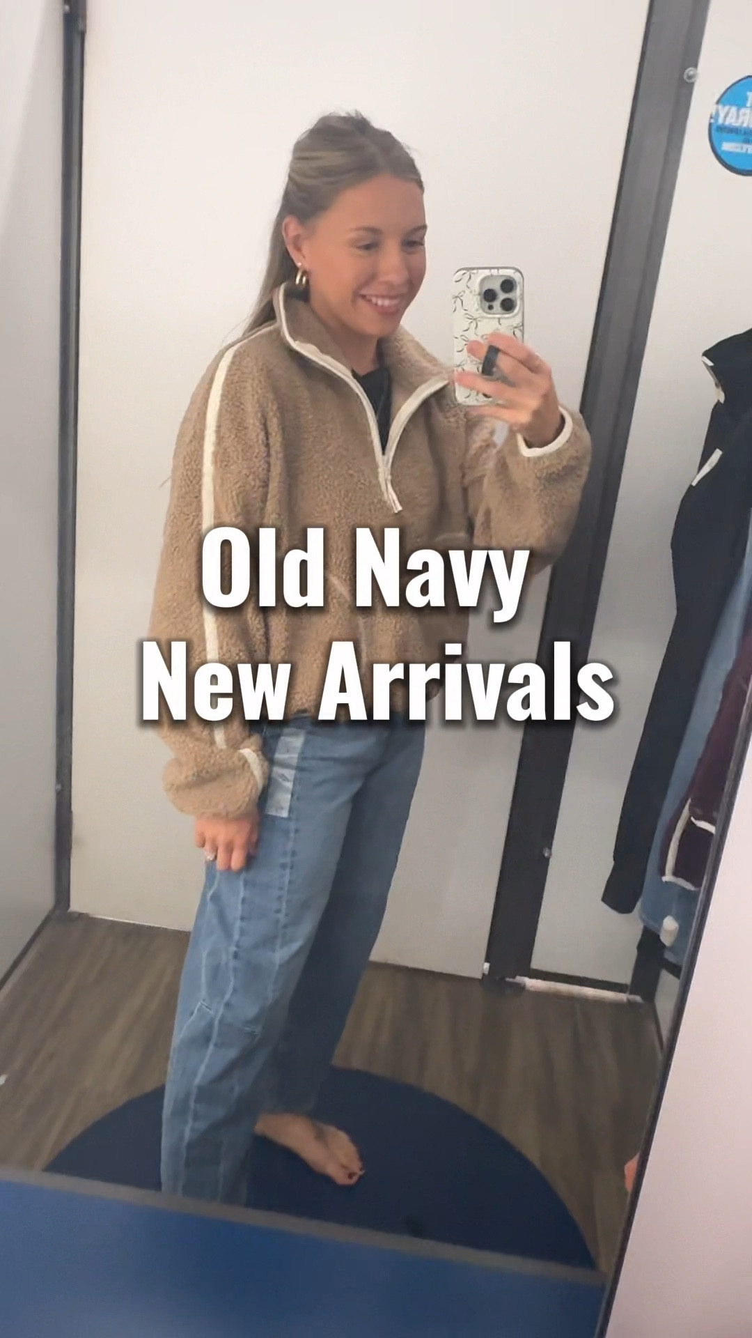 It's officially cozy season
What color do you think came home with me?
* they are 50% off today only!*
I’m wearing a size small in the Sherpa and size 2 in the barrel jeans 
#fall #newarrivals #oldnavy #fallfashion #cozy 

#LTKPetite #LTKSaleAlert #LTKFindsUnder50