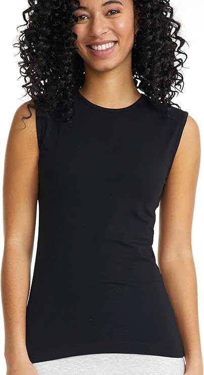 ESTEEZ Women's Tank Top Base Layering Camisole Fitted Sleeveless T-Shirt | Amazon (US)