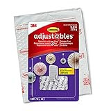 Command Adjustables Repositionable Clips, Clear, 1/2 lb. Capacity, 16-Clips, 36-Strips, Decorate ... | Amazon (US)