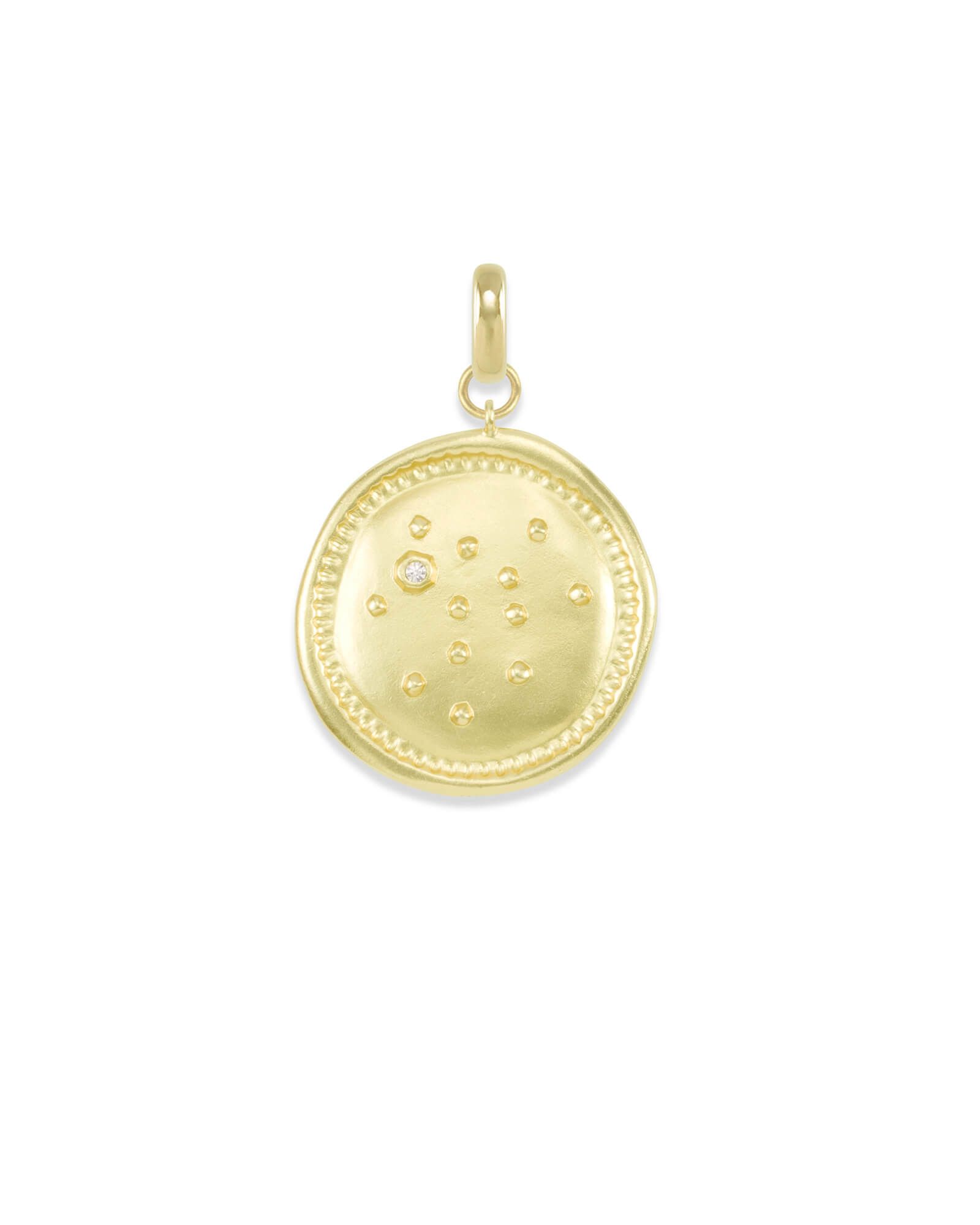 Sagittarius Coin Charm in Gold | Kendra Scott