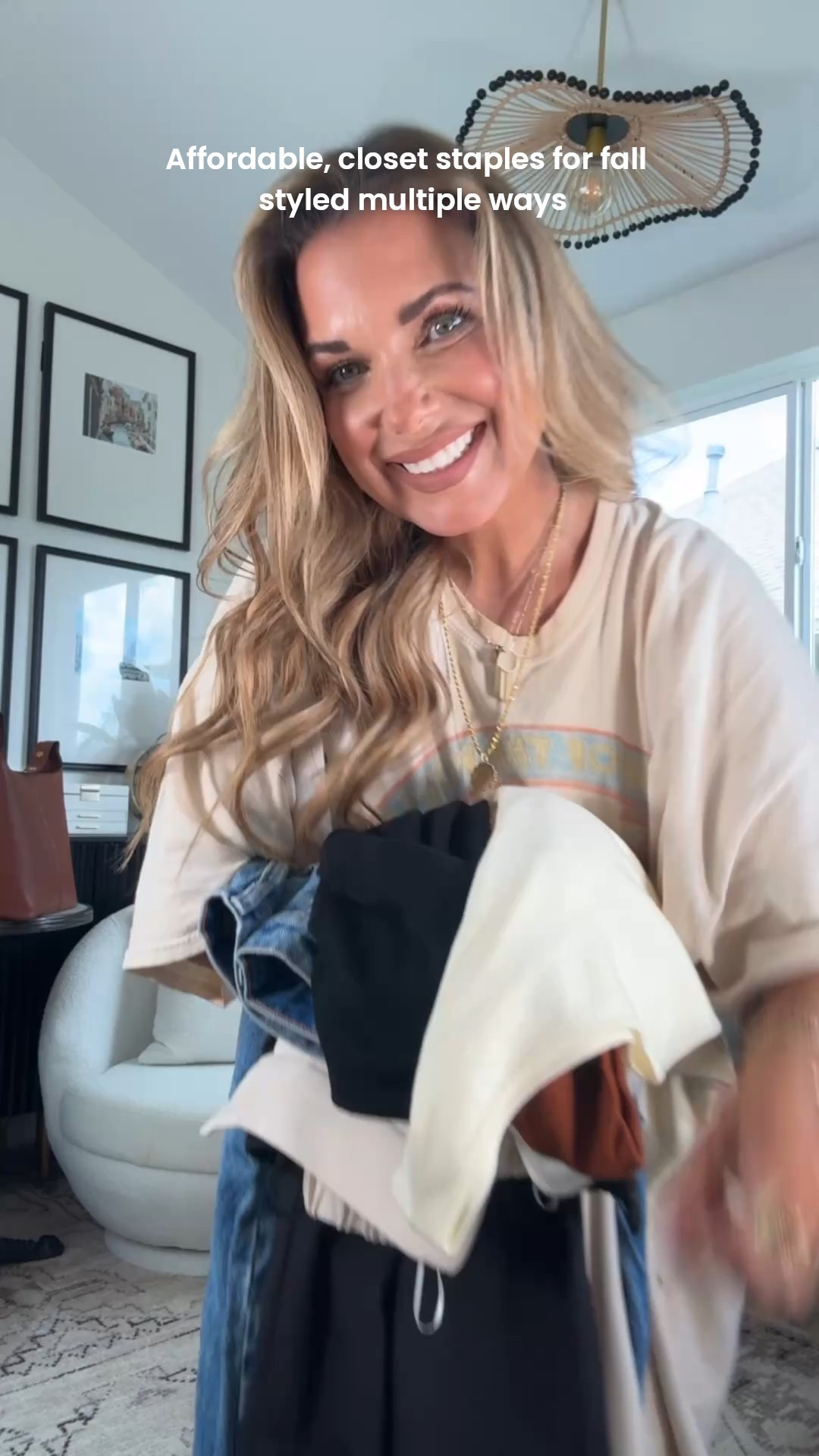 Affordable, closet staples for fall styled multiple ways!!!! Loving these wrinkle free, trouser pants that have a stretchy waistband in the back!! They are perfect for work or date night. 
Wearing size small petite. 
And, these tops are great to dress up or down. Quality is 10/10 and so SOFT!! 
Fit true to size. 

#LTKPetite #LTKSeasonal #LTKOver40