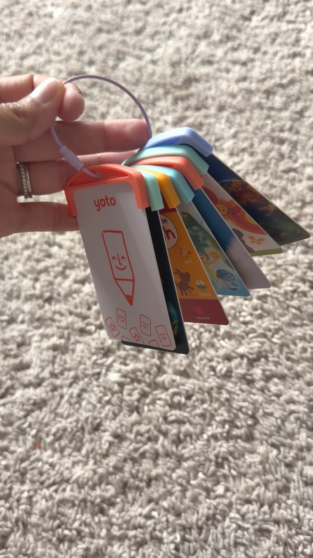 absolutely did not need this but I’m obsessed with all things organizing // we use the yoto for screen free quiet time, road trips, and helping @ nighttime! 
-
yoto, screen free kids, road trip essentials for toddlers
