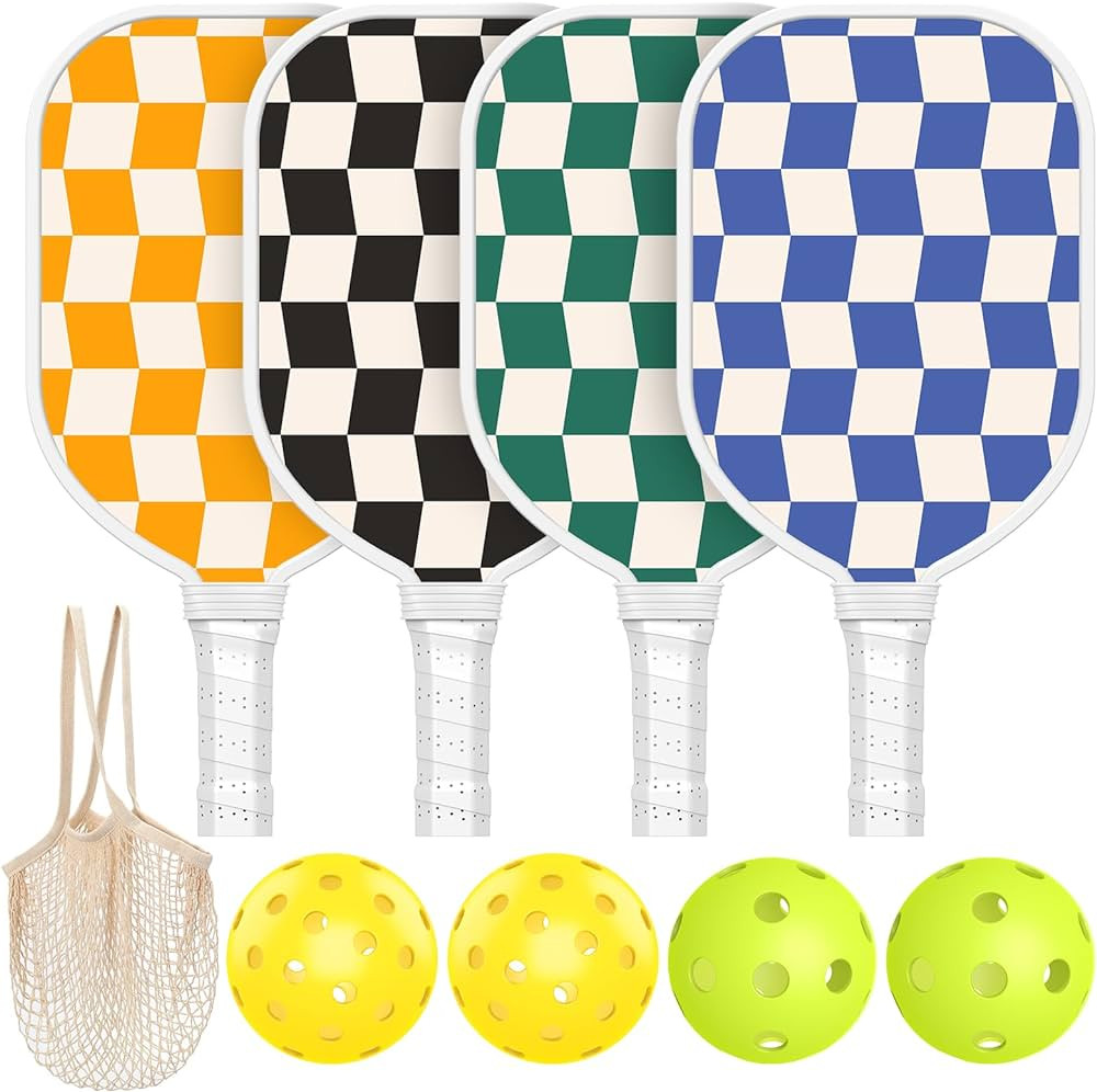 Pickleball Paddles Set USAPA Approved, Lightweight and Durable with Unique Design, USAPA Approved... | Amazon (US)