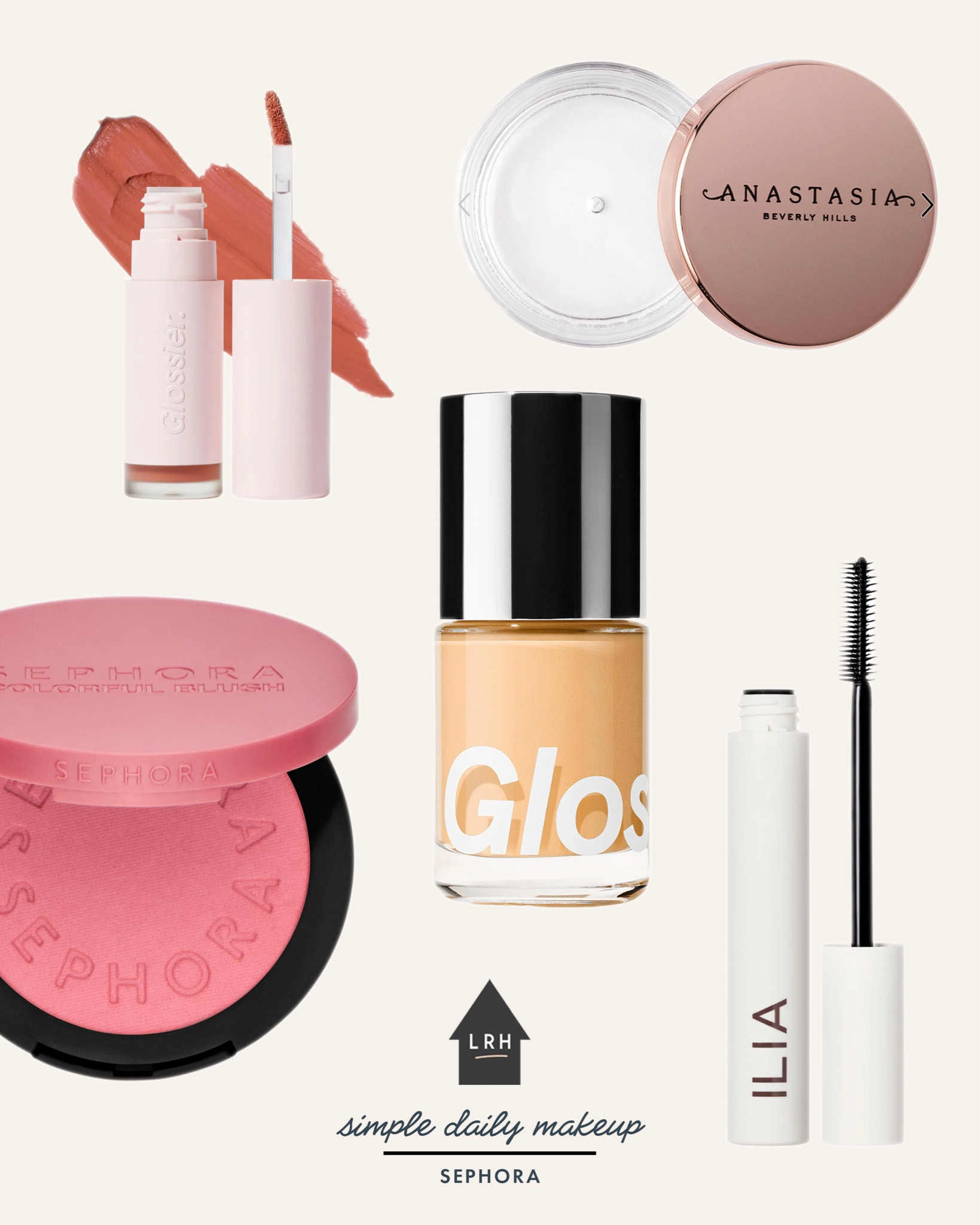 My simple #natural daily 5-minute #makeup routine products from #Sephora! 

#Glossier #IliaMakeup 

#LTKbeauty