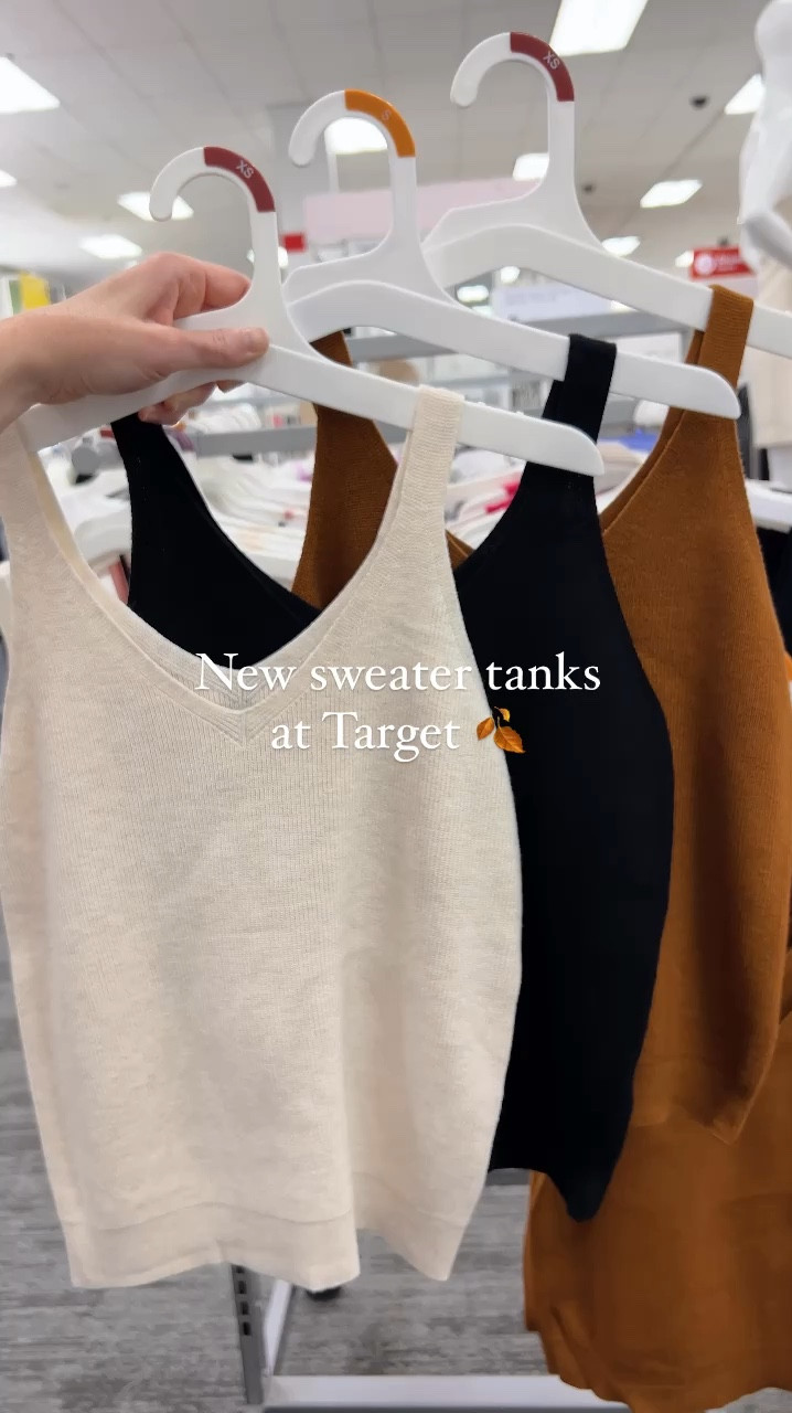 New sweater tank tops at Target 🍂

#LTKFindsUnder100 #LTKStyleTip #LTKFindsUnder50