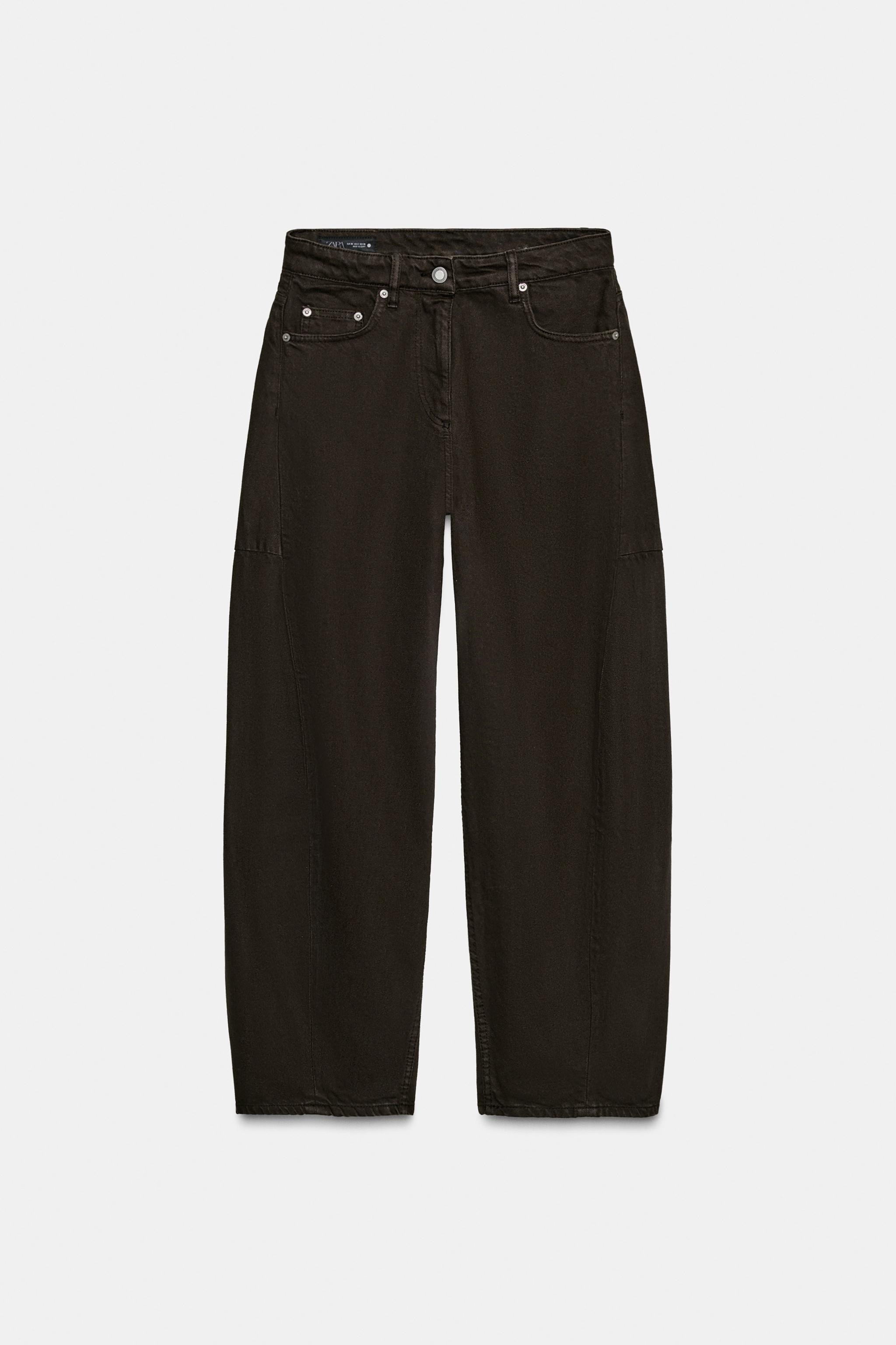 ZW COLLECTION MID-RISE BALLOON JEANS | Zara US