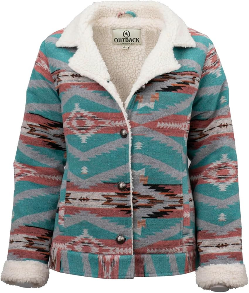 Outback Trading Company Women's Gemma Warm Soft Lightweight Berber Lined Casual Outdoor Hiking Ja... | Amazon (US)