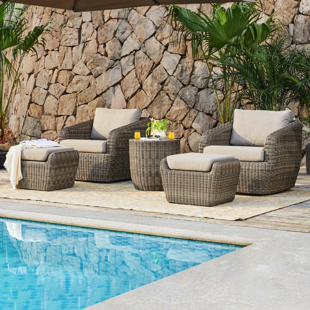 CHITA®️ Liana Wicker Outdoor Patio Set - chitaliving.com | Chita