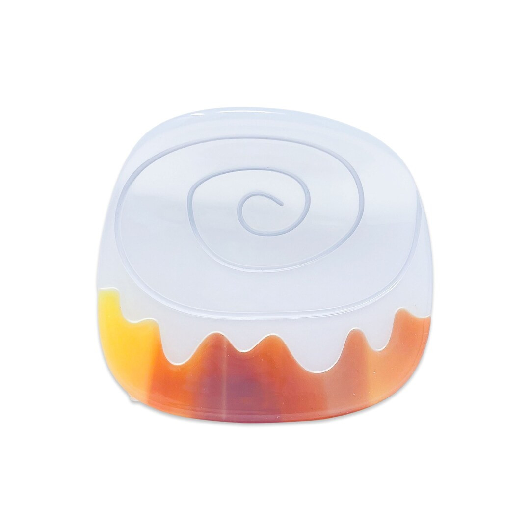 Frosted Cinnamon Bun Hair Claw - Etsy | Etsy (US)