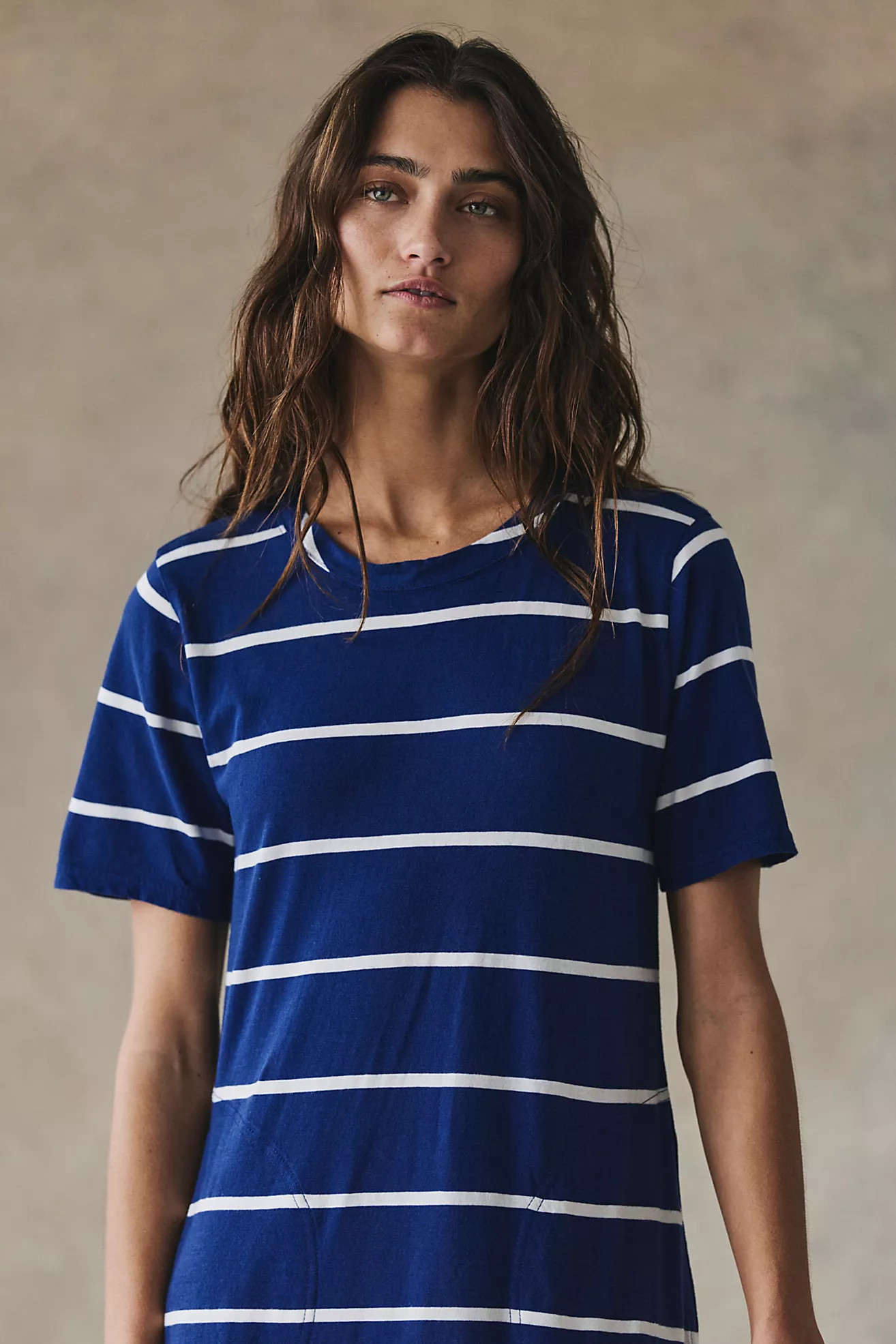 Sleek And Striped Cotton-Jersey Maxi Dress | Free People (Global - UK&FR Excluded)