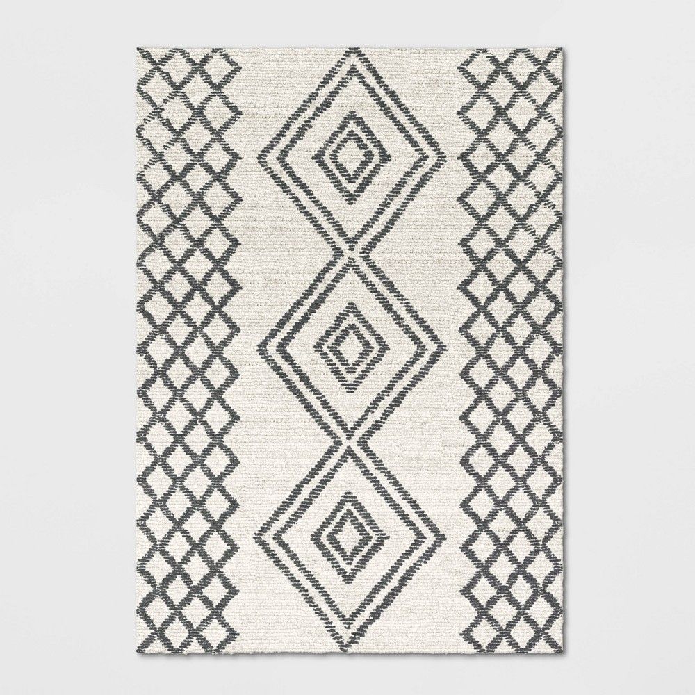 7'X10' Hand Tufted Geometric Rug Off-White - Project 62 | Target