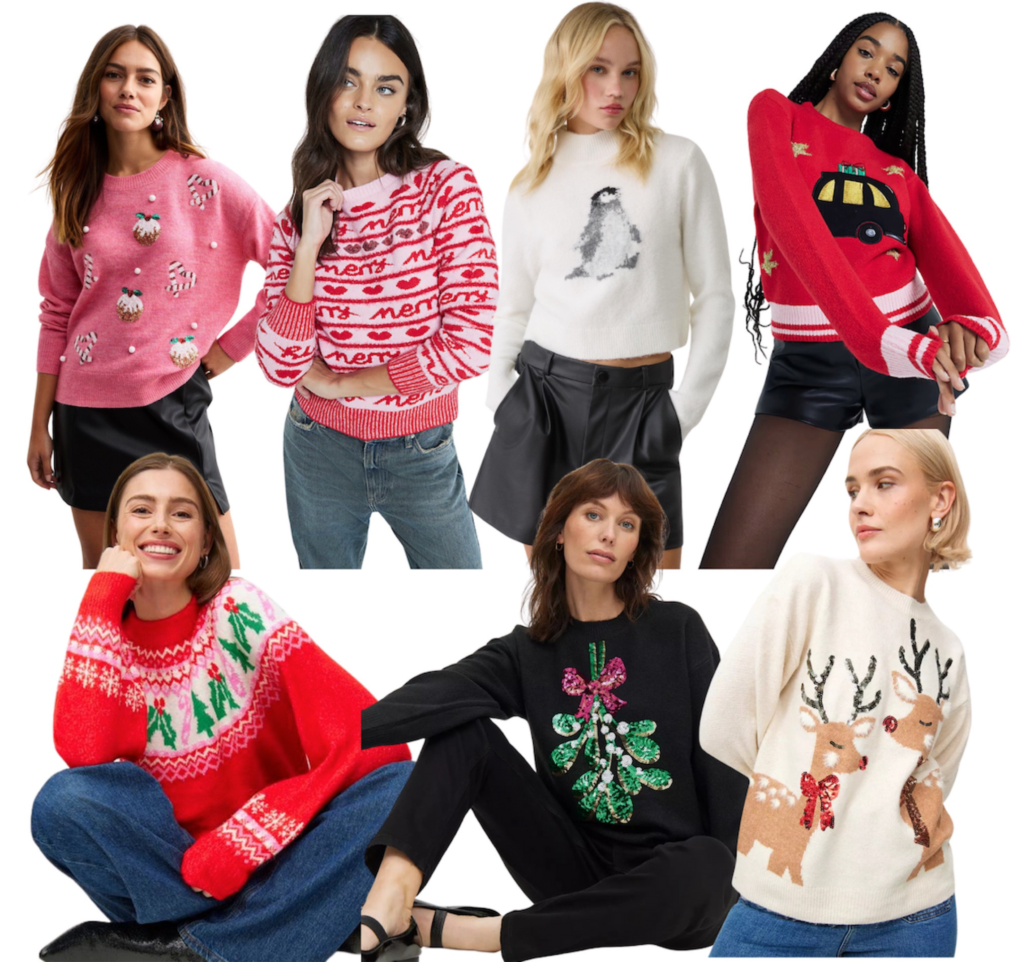 Cute Christmas jumpers are a MUST!! These are my fav for Xmas markets, the office or Christmas Day itself! 

#LTKeurope #LTKuk #LTKgiftguide