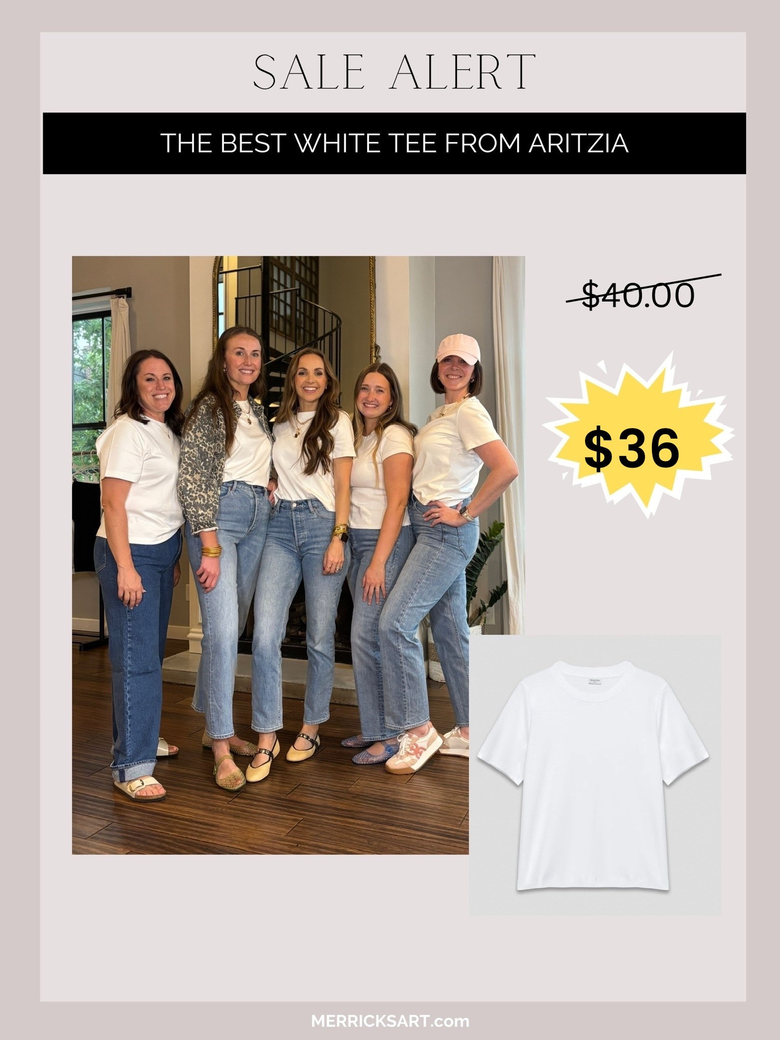 @aritzia sale is live! My whole team loves the white t shirt and linked some of my other favorites! 

#LTKSaleAlert