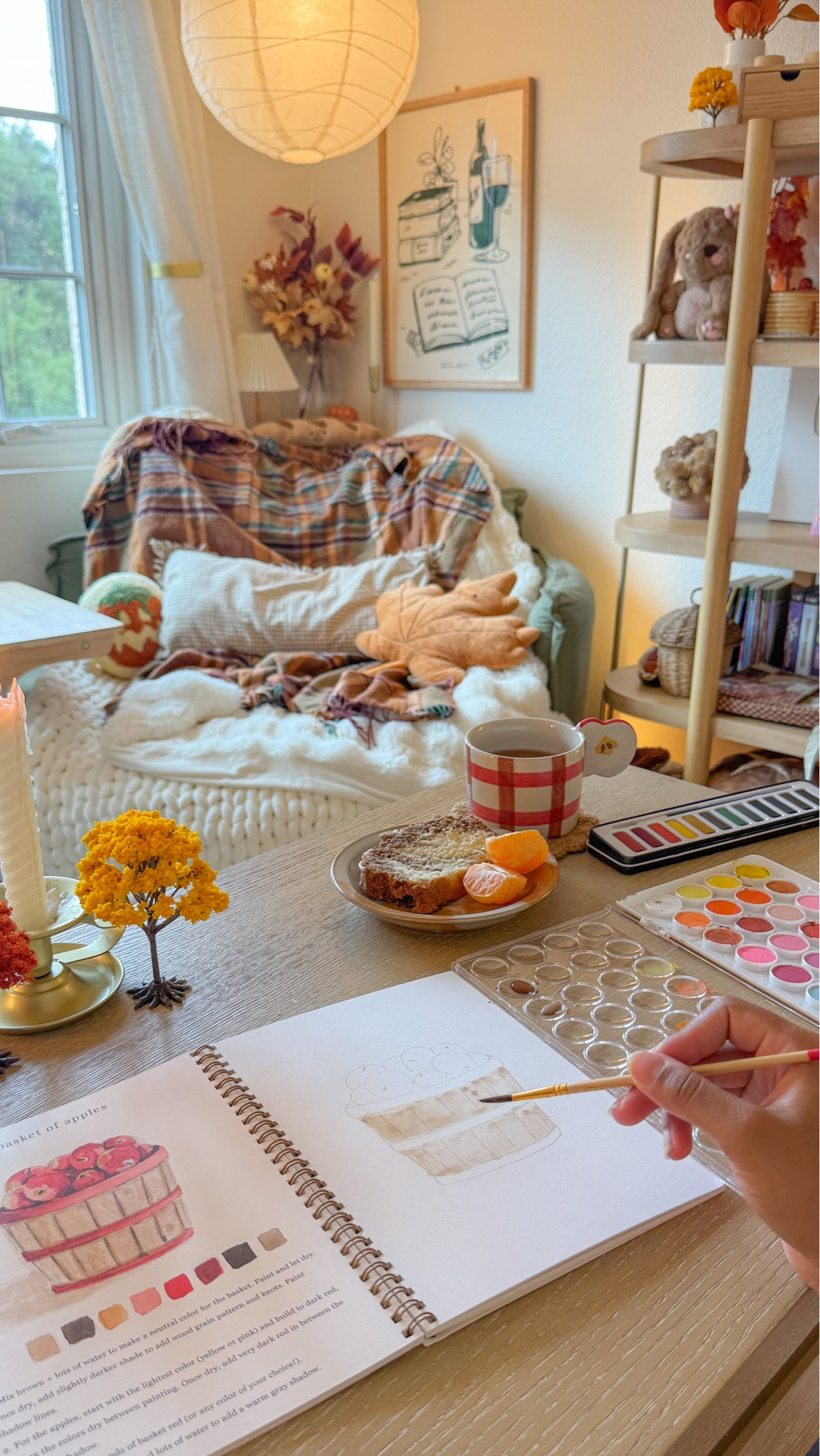 water coloring with autumn shades gets me in the fall mood! 🍂  

 #LTKSeasonal #LTKHome