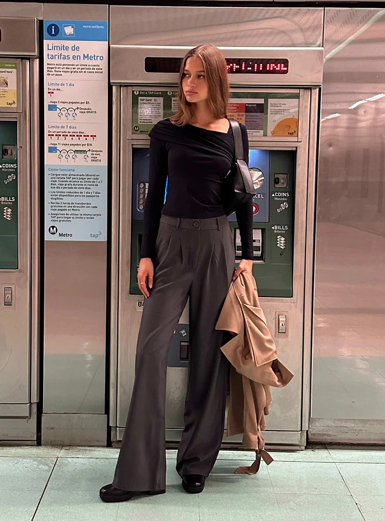 Archer Pants Slate Lower Impact | Princess Polly US