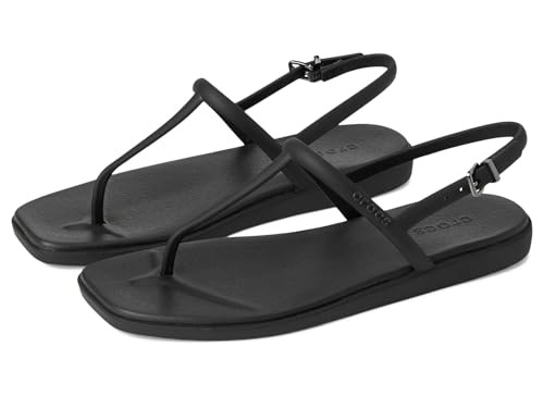Crocs Miami Thong Sandal Black 4 M | Amazon (US)