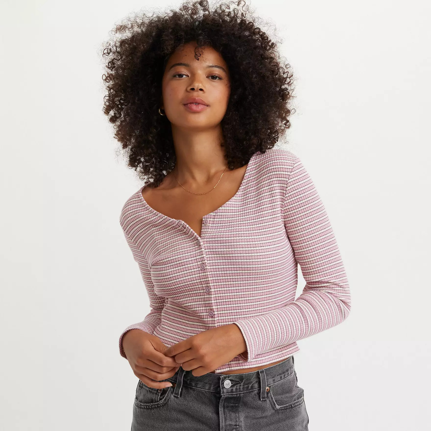 Striped Monica Long Sleeve T-shirt | Levi's US