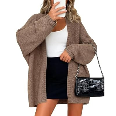 BTFBM Fall Cardigan Sweaters for Women Lightweight Casual Long Sleeve Ribbed Knit Swe… | Amazon (US)