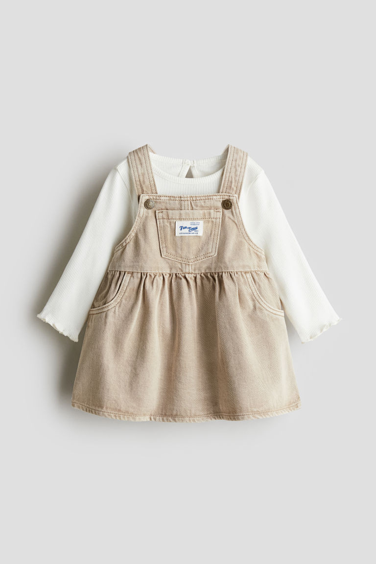 2-piece Denim Dress and Top Set | H&M (US + CA)