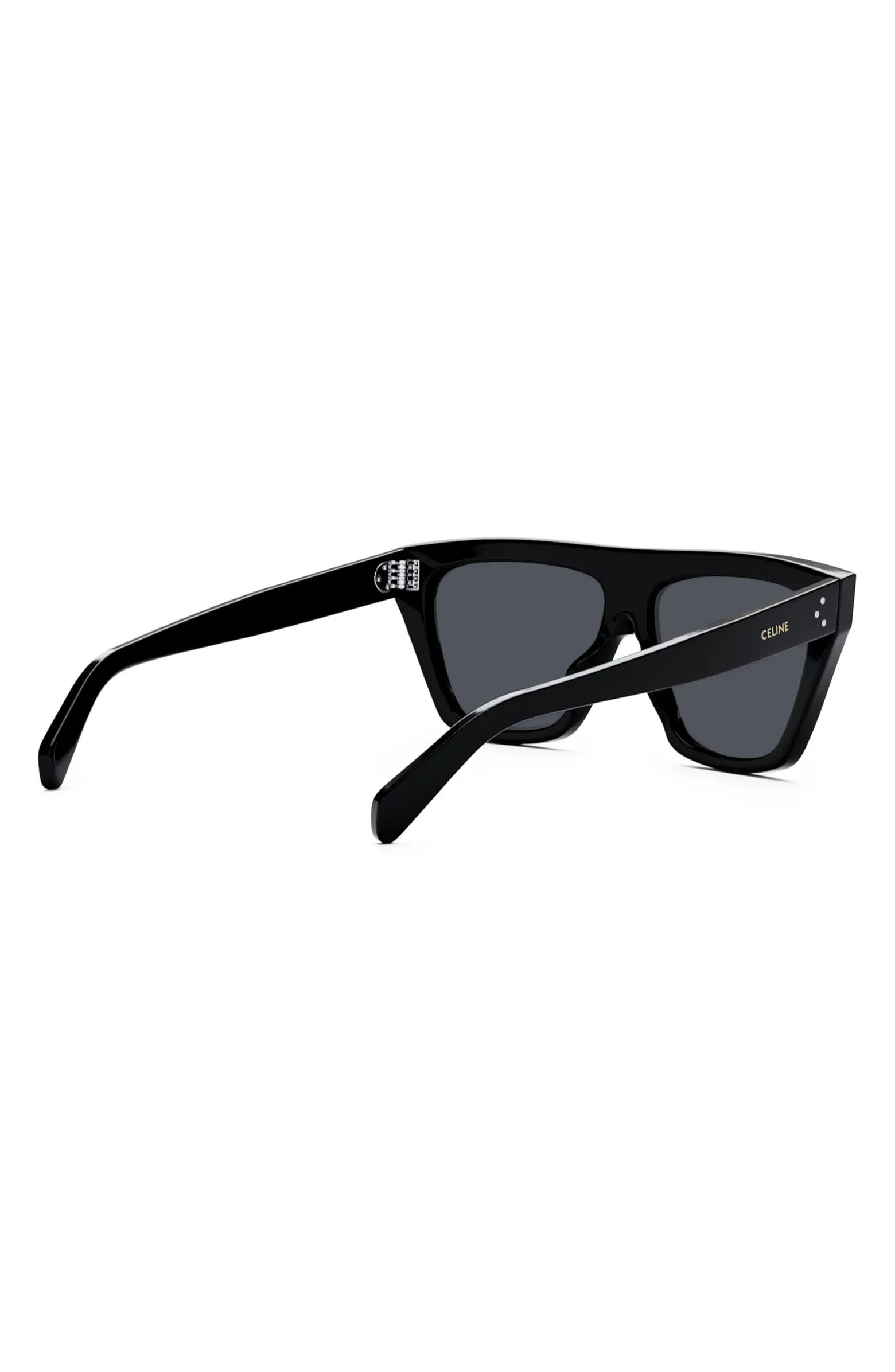 Bold 3 Dots 58mm Flat Top Sunglasses | Nordstrom