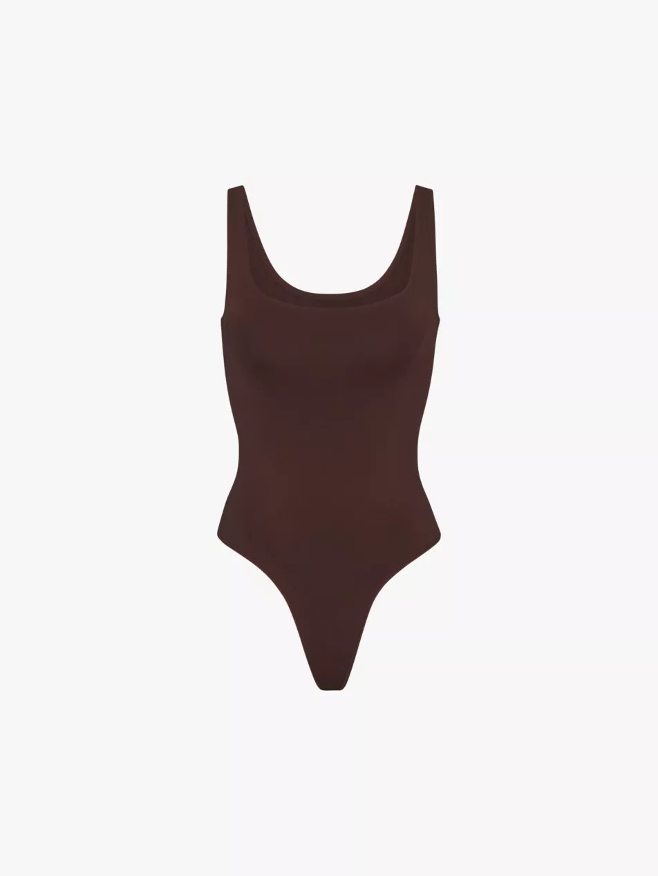 The Smoothing seamless stretch-woven thong body | Selfridges