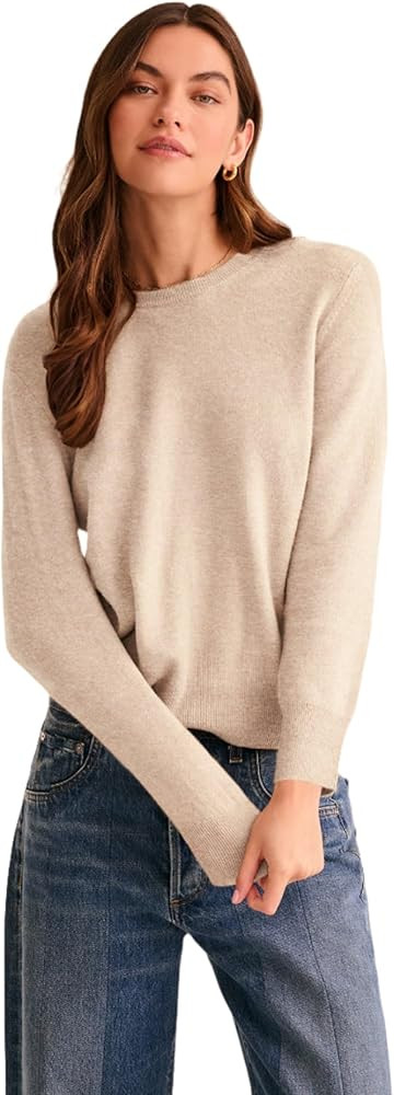 NAADAM Womens The Original Cashmere Crewneck Sweater | Amazon (US)