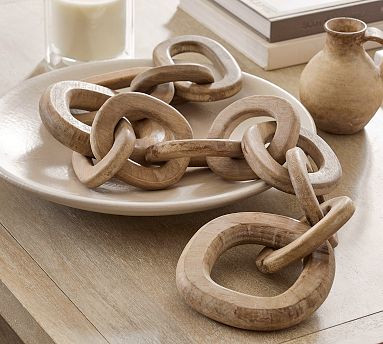 Wooden Chain Object | Pottery Barn (US)