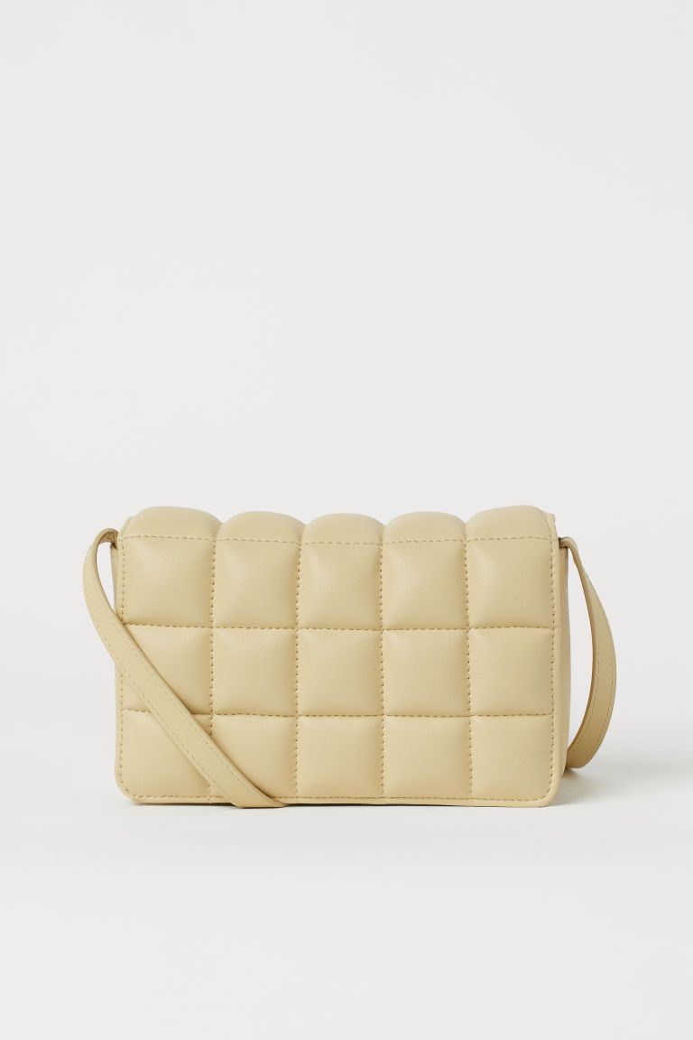 H & M - Quilted Mini Bag - Yellow | H&M (US)