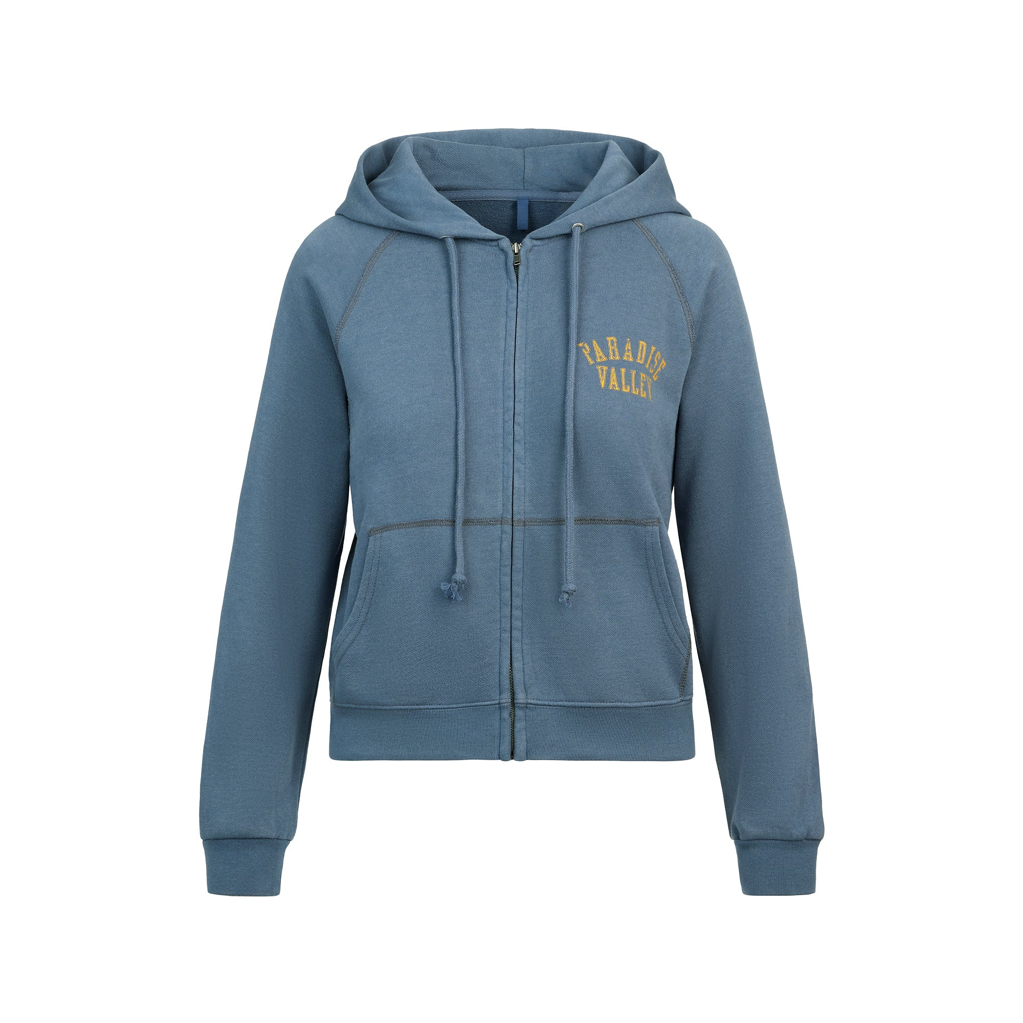 LIGHTWEIGHT FLEECE ZIP UP HOODIE | HARBOR | SKIMS (US)