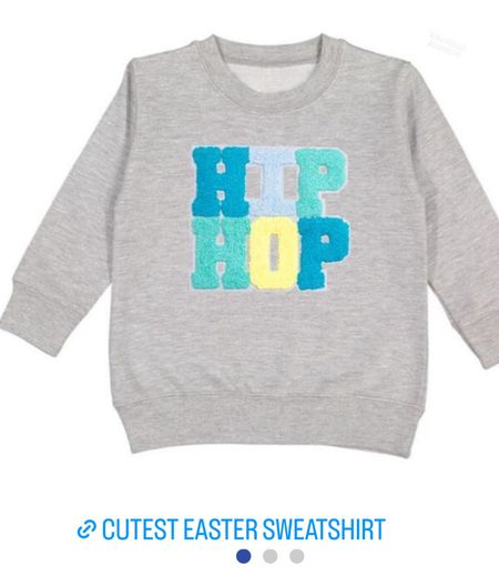 Adds to cart. Most adorable Easter sweatshirt. 

#easter #easterbasket #easteroutfits 

#LTKkids #LTKfindsunder50 #LTKSeasonal